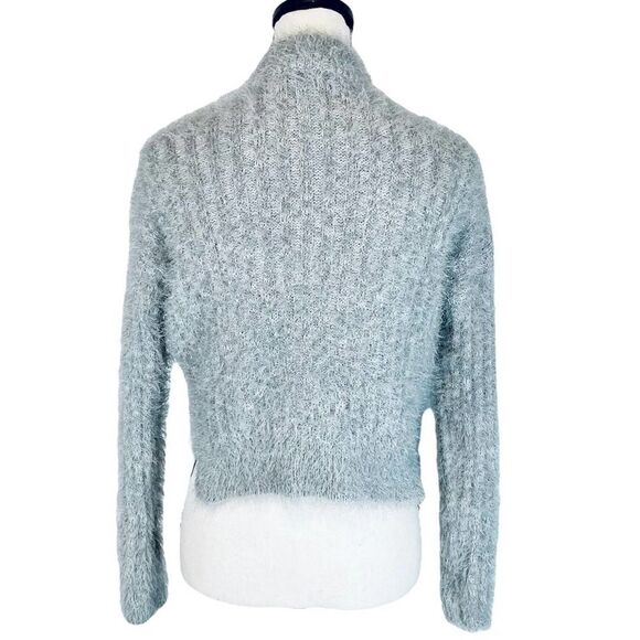 Candie’s Fuzzy Mock Neck Pullover Sweater - Picture 5 of 10